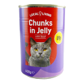 Local Living Beef Chunks In Jelly For Cat 400g