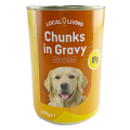 Local Living Chicken Chunks In Gravy For Dog 400g