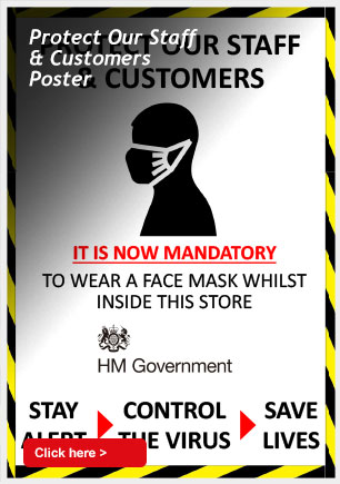 Protect Our Staff and Customers Poster