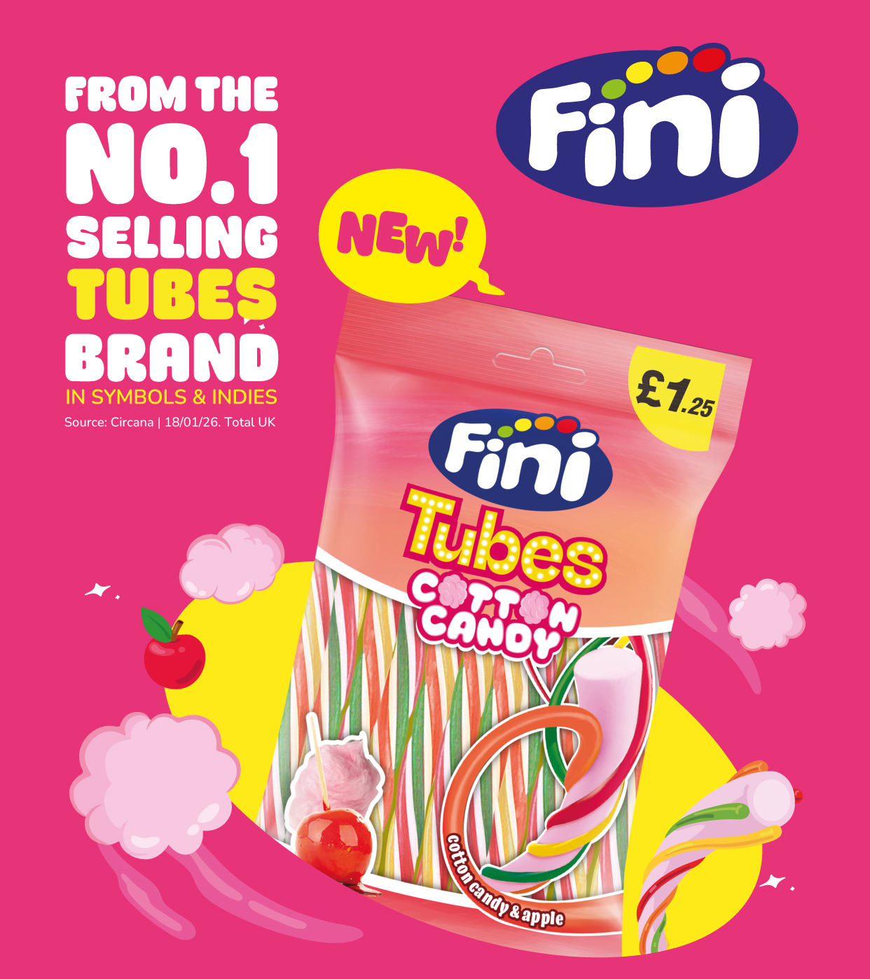 Fini Tubes - Cotton Candy