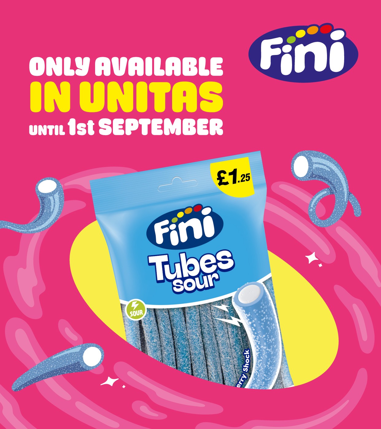 Fini Tubes - Sour Blue Raspberry