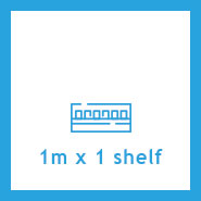 1m x 1 Shelf
