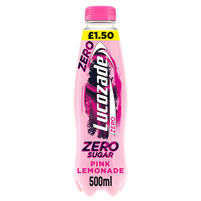Lucozade Energy ZERO Pink Lemonade 500ml