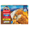 Birds Eye Battered Cod 2 Fillets PMP 200g