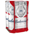 Budweiser Lager 4.5% 4x568ml