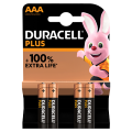 Duracell Plus AAA 4pk