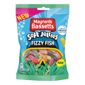 Maynards Bassetts Soft Jellies Fizzy Fish PMP