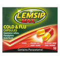 Lemsip Max Strength Cold & Flu Capsules 16's